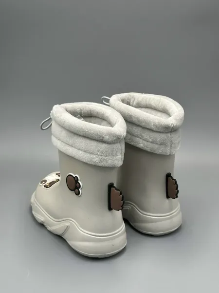 Сапоги детские 2026 из эко-кожи с внутренним меховым покрытием — фото 12