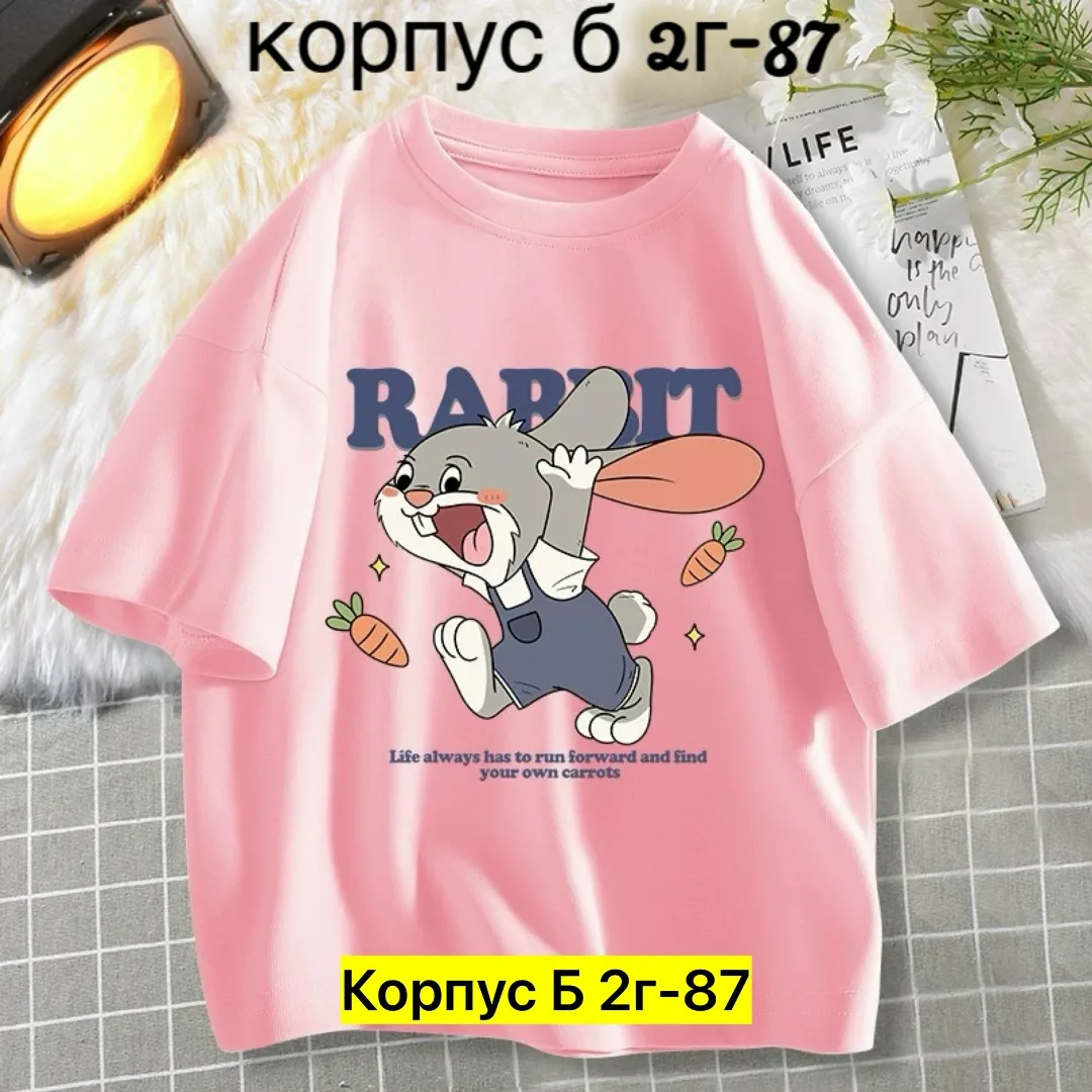 Однотонная футболка из 100 хлопка — фото 6