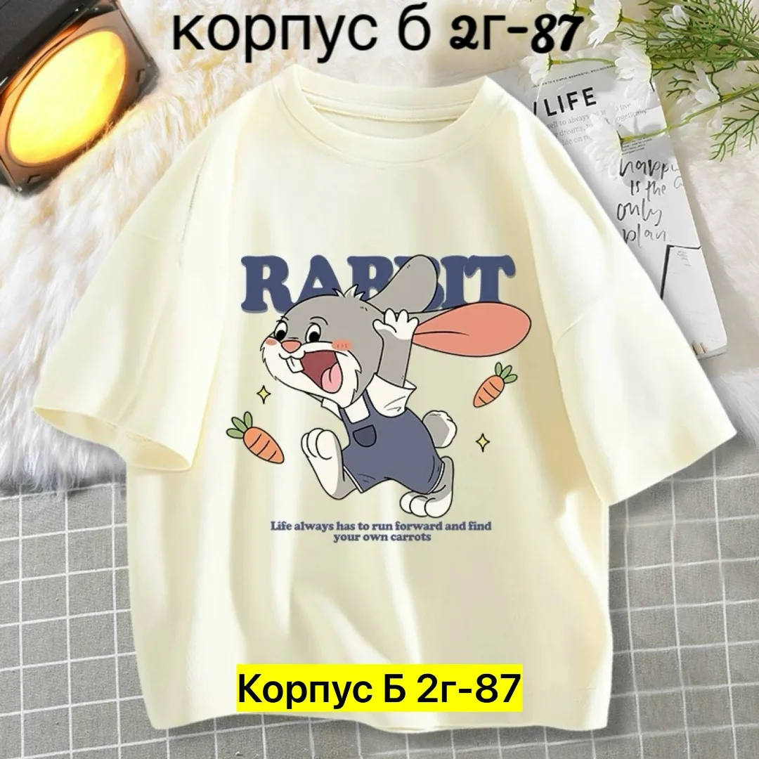 Однотонная футболка из 100 хлопка — фото 8