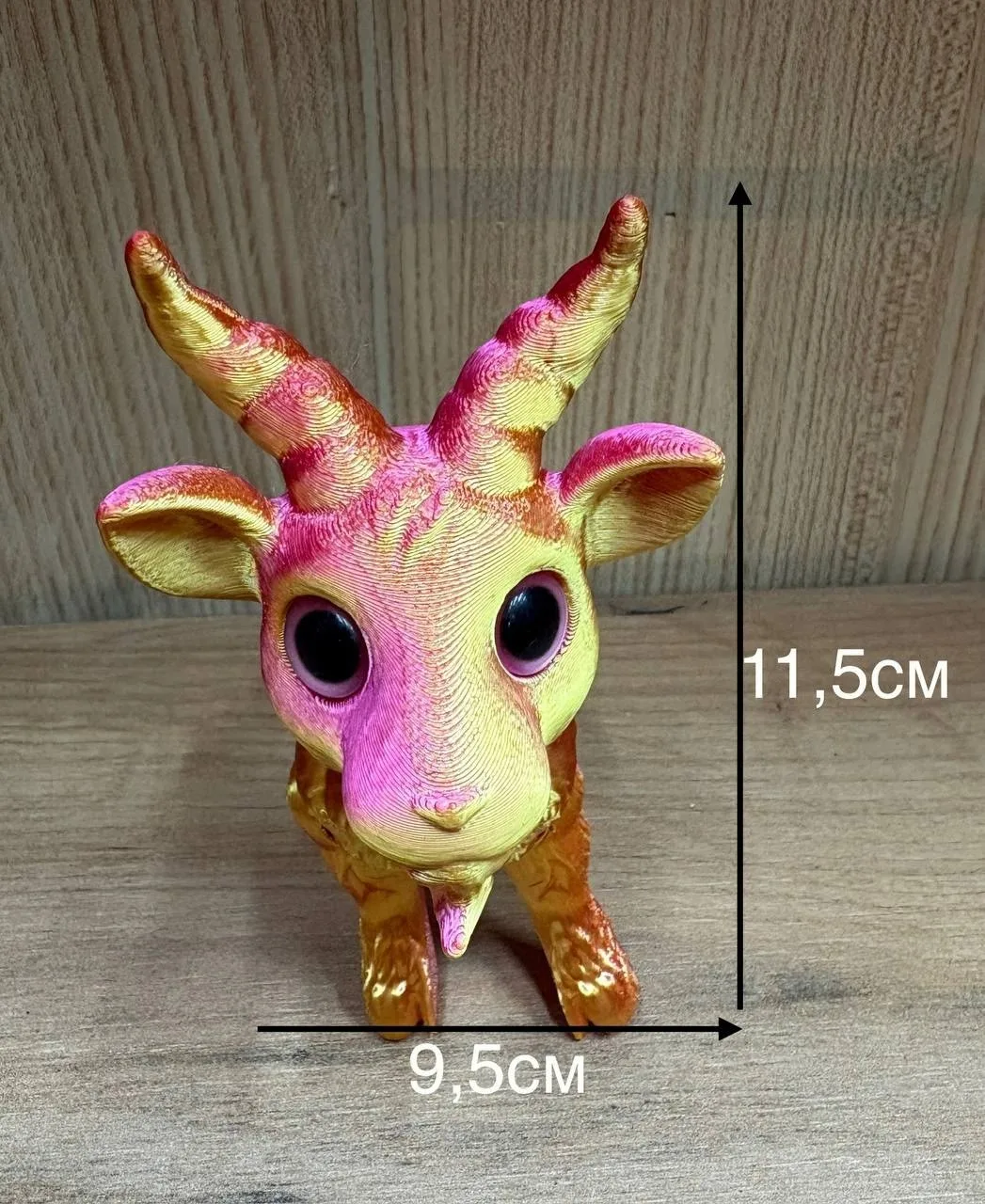 Фигурка игрушка коза 3D — фото 2