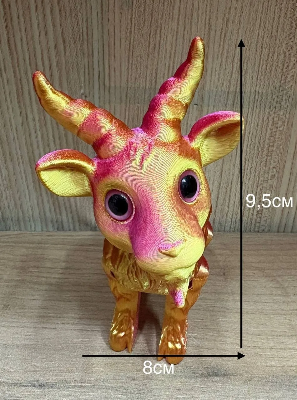 Фигурка игрушка коза 3D — фото 4