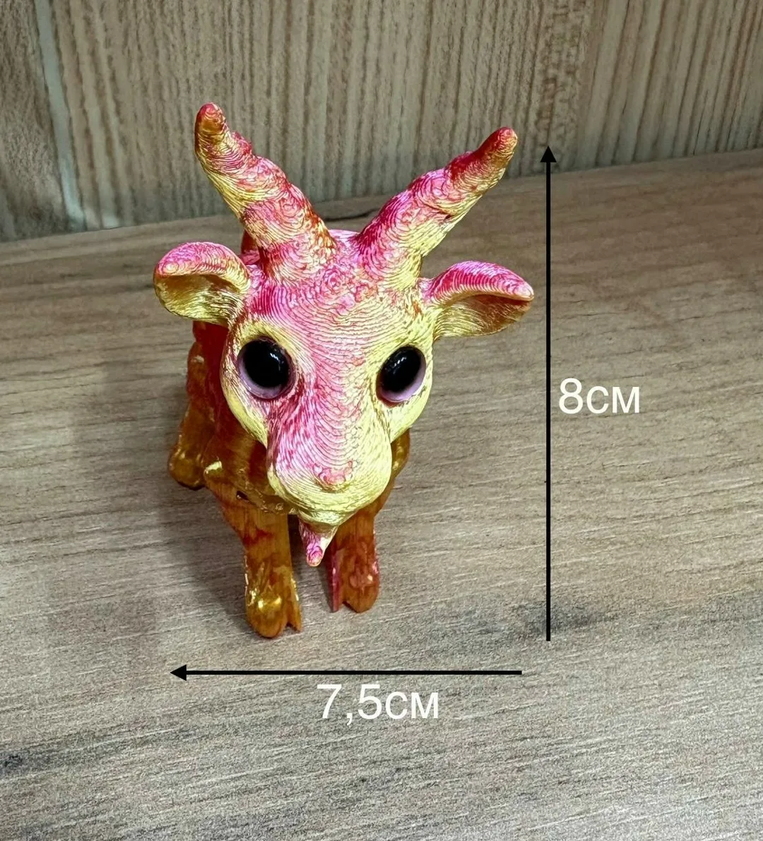 Фигурка игрушка коза 3D — фото 9