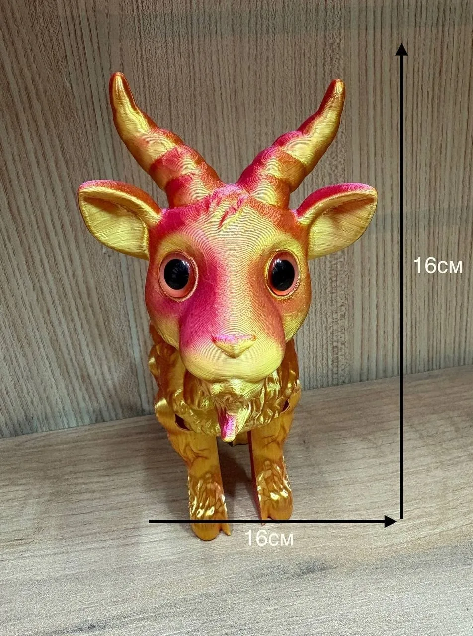 Фигурка игрушка коза 3D — фото 14