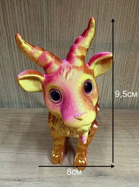 Фигурка игрушка коза 3D — фото 4