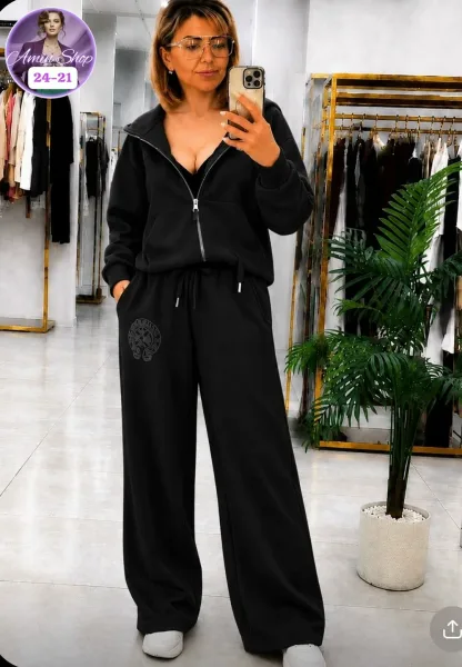 Женский костюм-двойка из флиса — фото 2