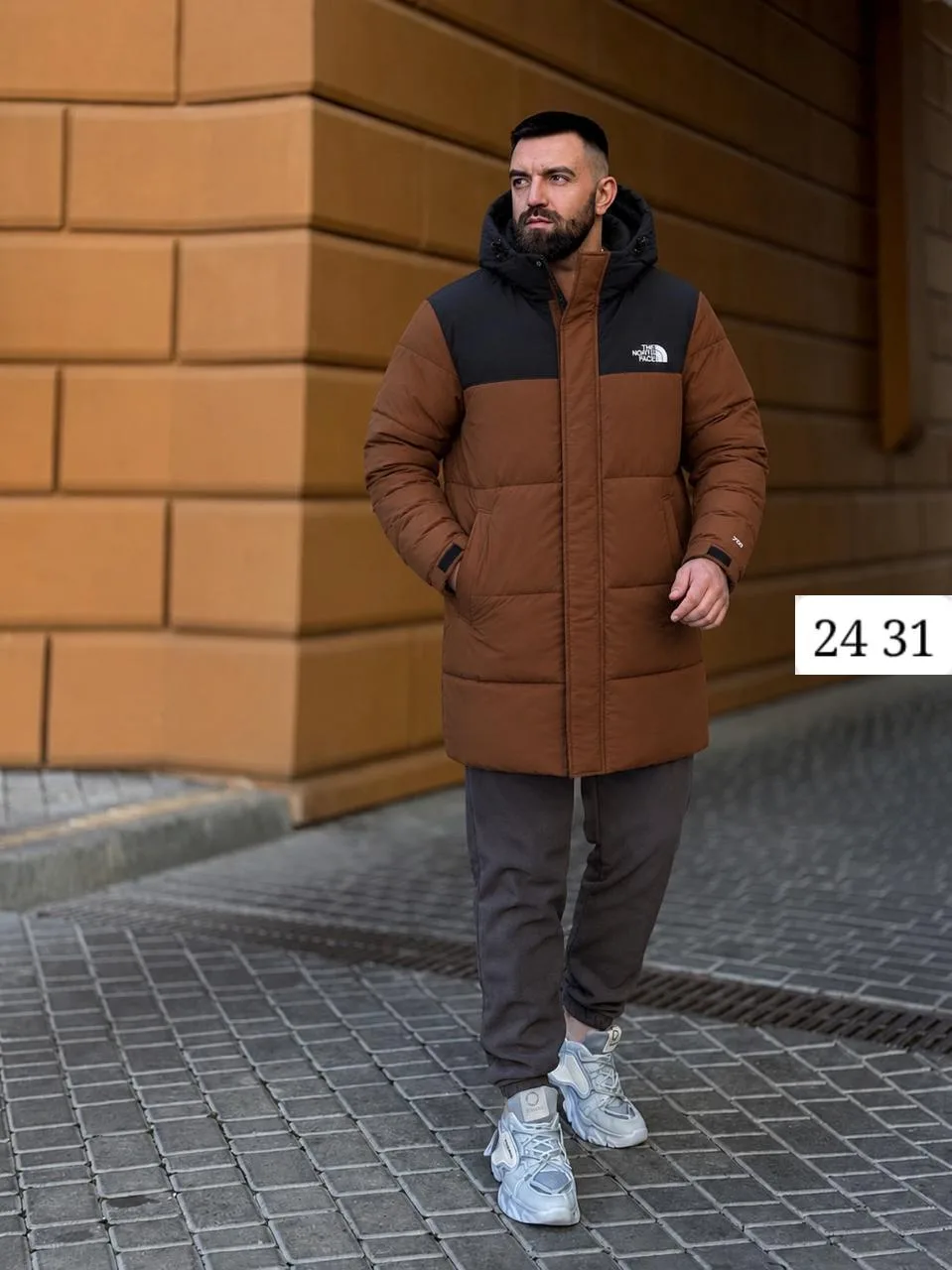 Мужская зимняя куртка из холлофайбера — фото 1