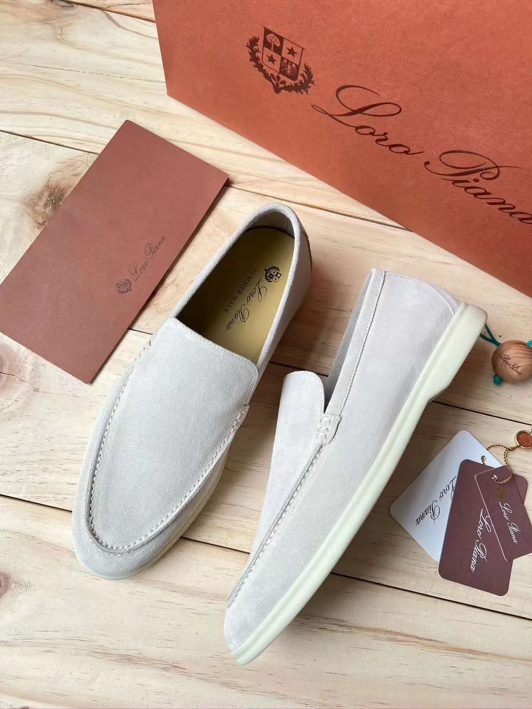 Loro Piana Summer Walk мужские лоферы в разных цветах — фото 2