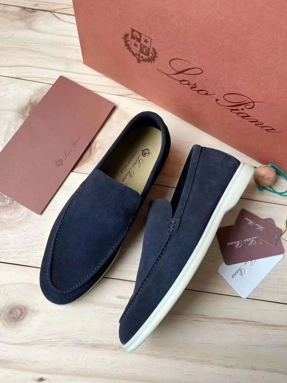 Loro Piana Summer Walk мужские лоферы в разных цветах — фото 7