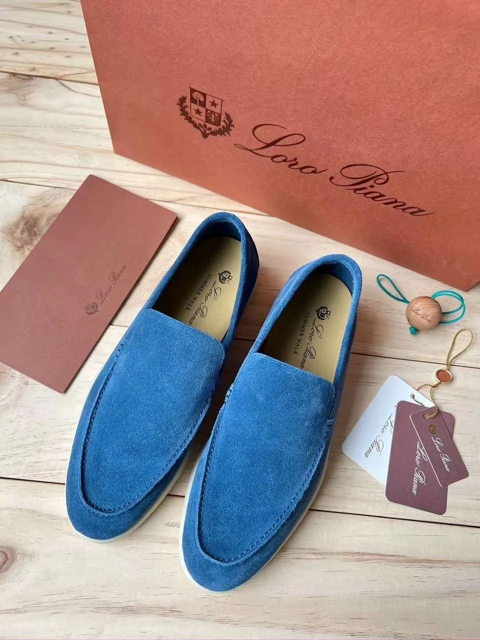 Loro Piana Summer Walk мужские лоферы в разных цветах — фото 8