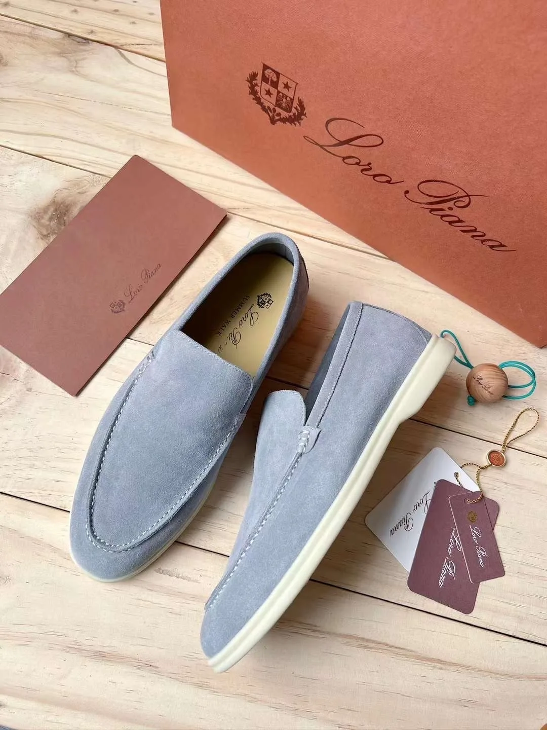 Loro Piana Summer Walk мужские лоферы в разных цветах — фото 10