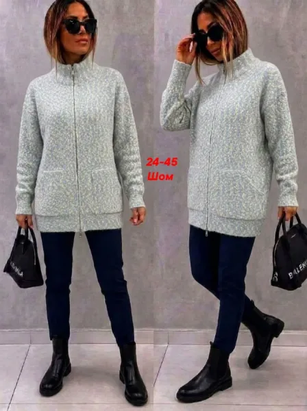 Женский кардиган, вязка — фото 4