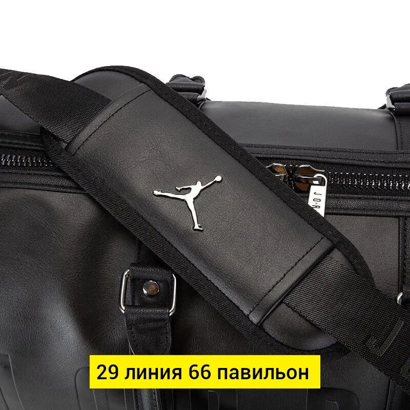 Дорожная сумка из эко-кожи с вместительным отделением — фото 7
