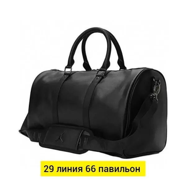 Дорожная сумка из эко-кожи с вместительным отделением — фото 11