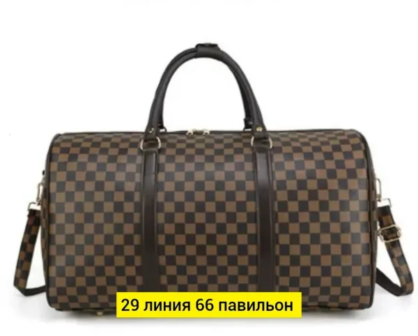 Дорожная сумка из эко-кожи — фото 1