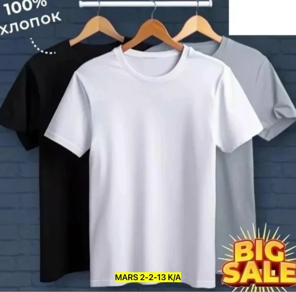 3 футболки из 100 хлопка — фото 2