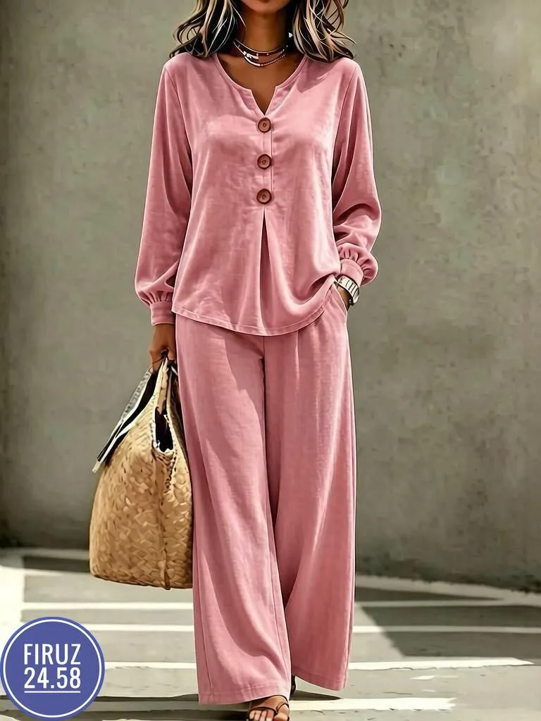 Костюм-двойка из королевского велюра Красный — фото 4