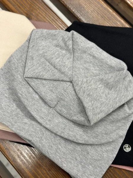Шапки женские и подростковые из авенде — фото 19