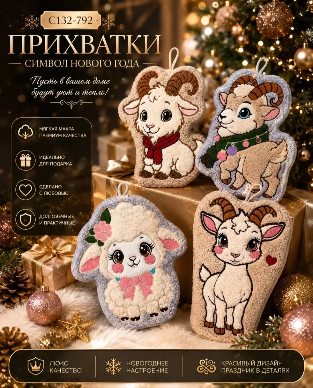 Игрушка Прихватка и как полотенца для рук и кухни — фото 3