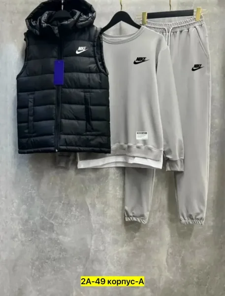 Мужской костюм тройка из двухниточного материала — фото 2
