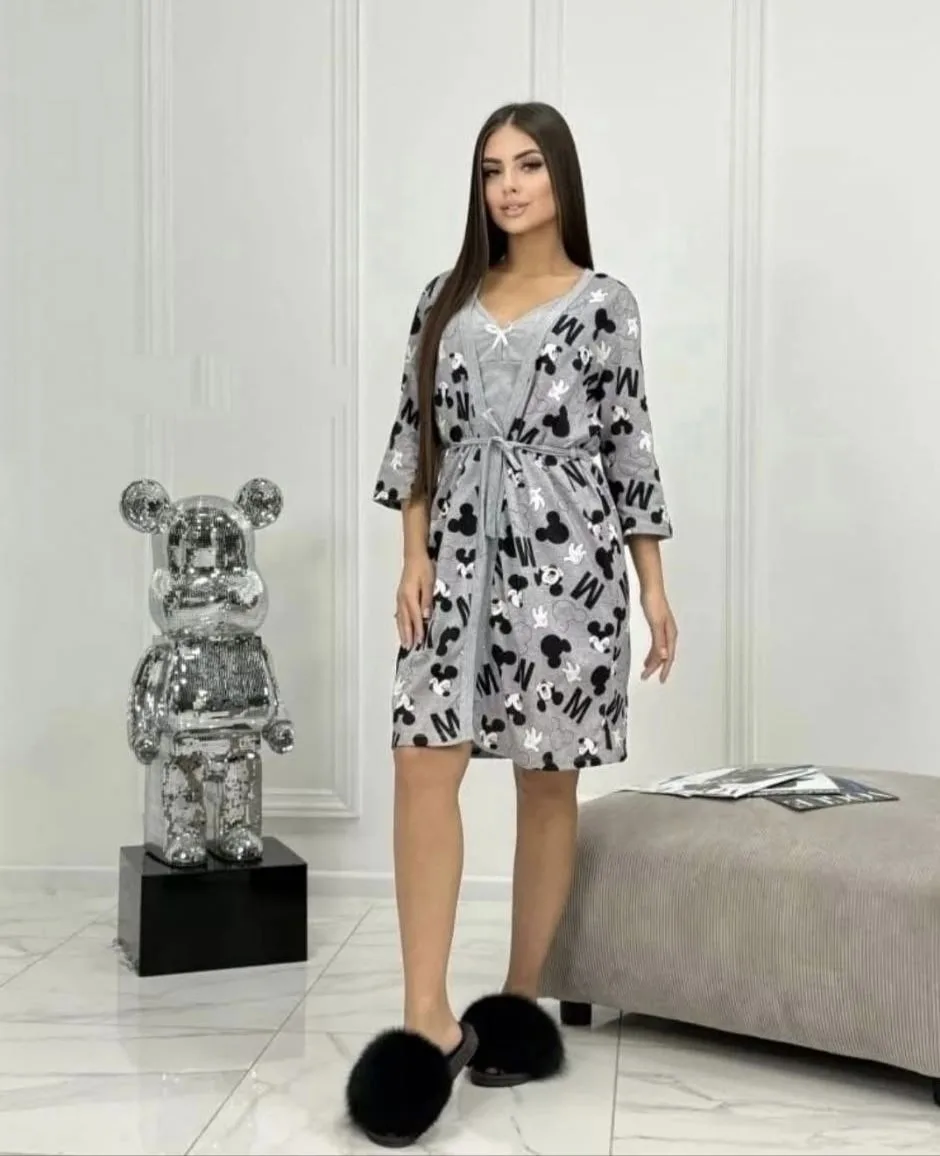 Костюм для дома, хлопок — фото 2