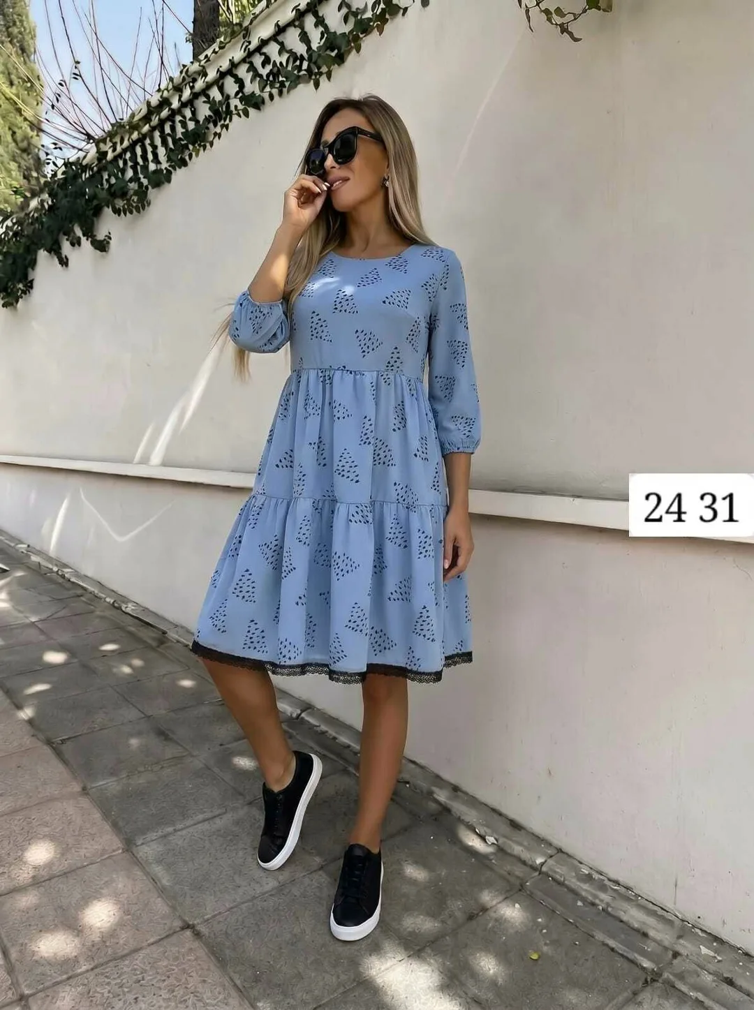 Платье из ткани Прадо — фото 4