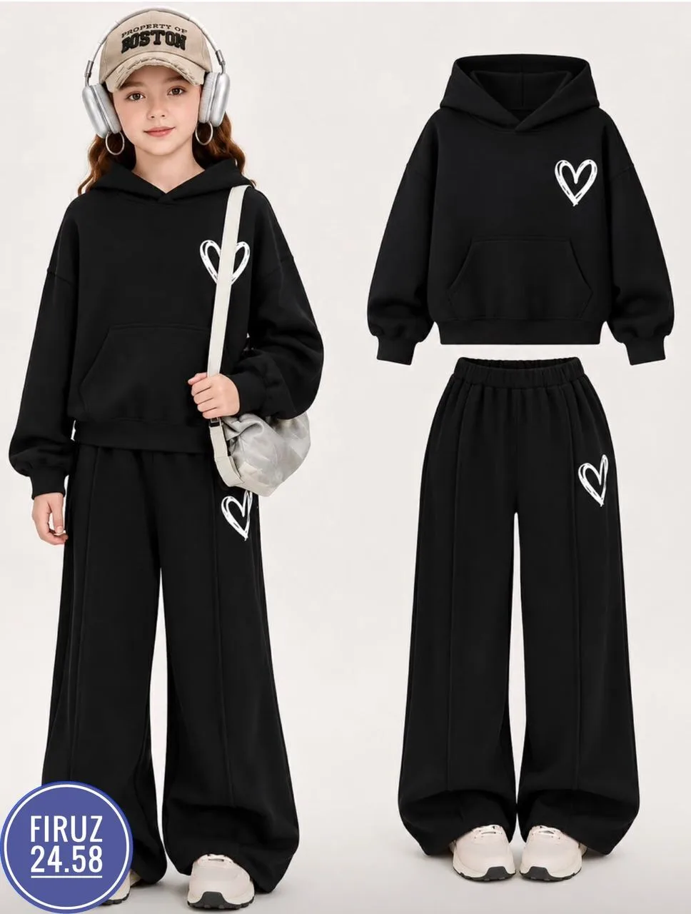 Стильный костюм для девочки — фото 20