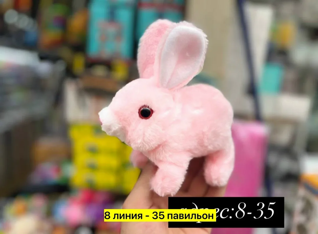 Игрушка-кролик из искусственного меха — фото 4