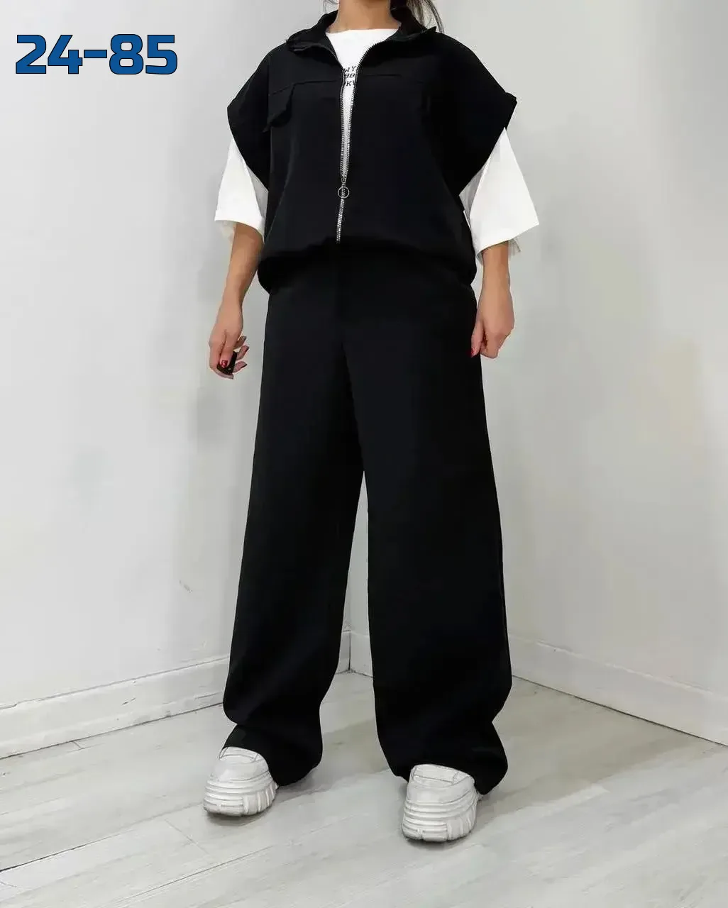 Стильная тройка в стиле casual chic комфорт и тренд в одном образе — фото 1