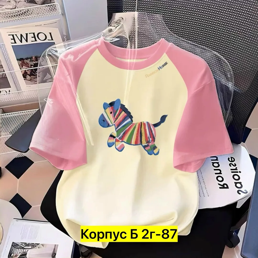 Однотонная футболка из 100 хлопка — фото 5