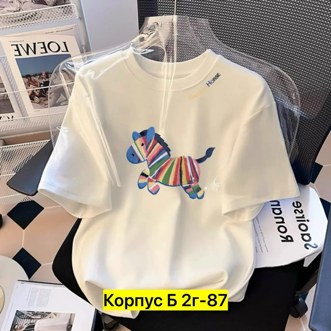 Однотонная футболка из 100 хлопка — фото 8