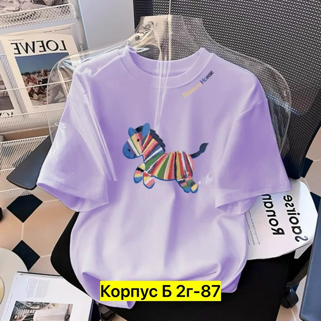 Однотонная футболка из 100 хлопка — фото 9