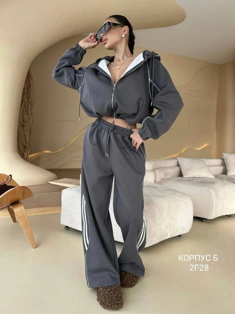 Спортивный костюм из дышащей трехнитки — фото 11
