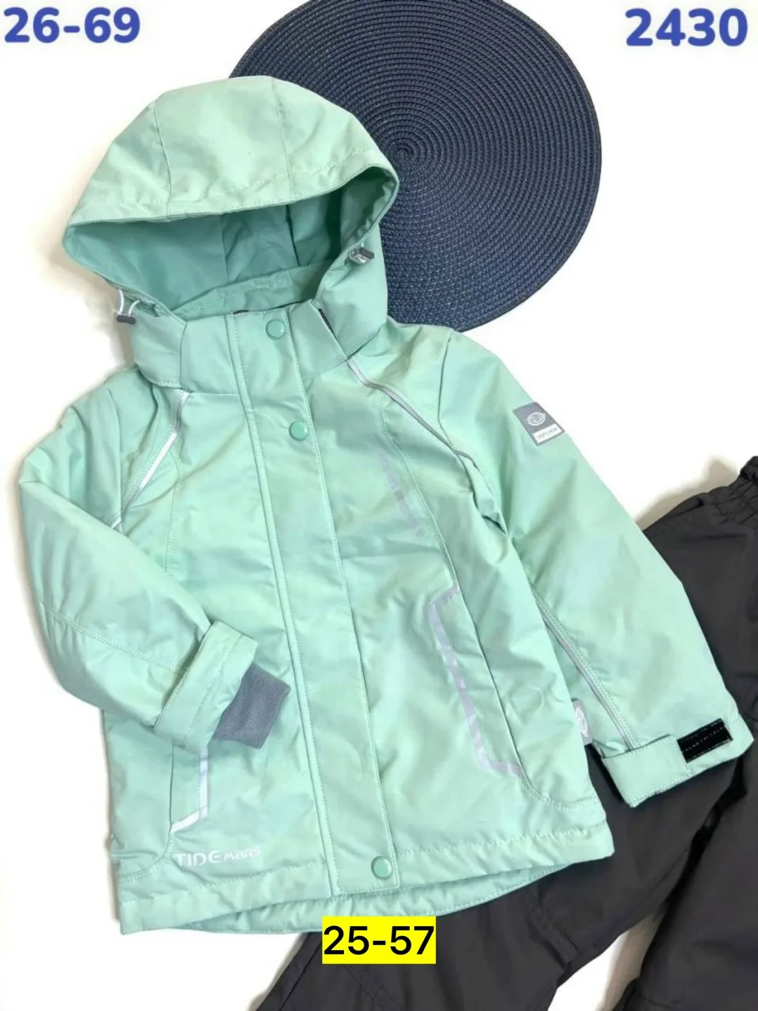 Демисезонный костюм из мембранной ткани с утеплителем холлофан Фиолетовый — фото 2