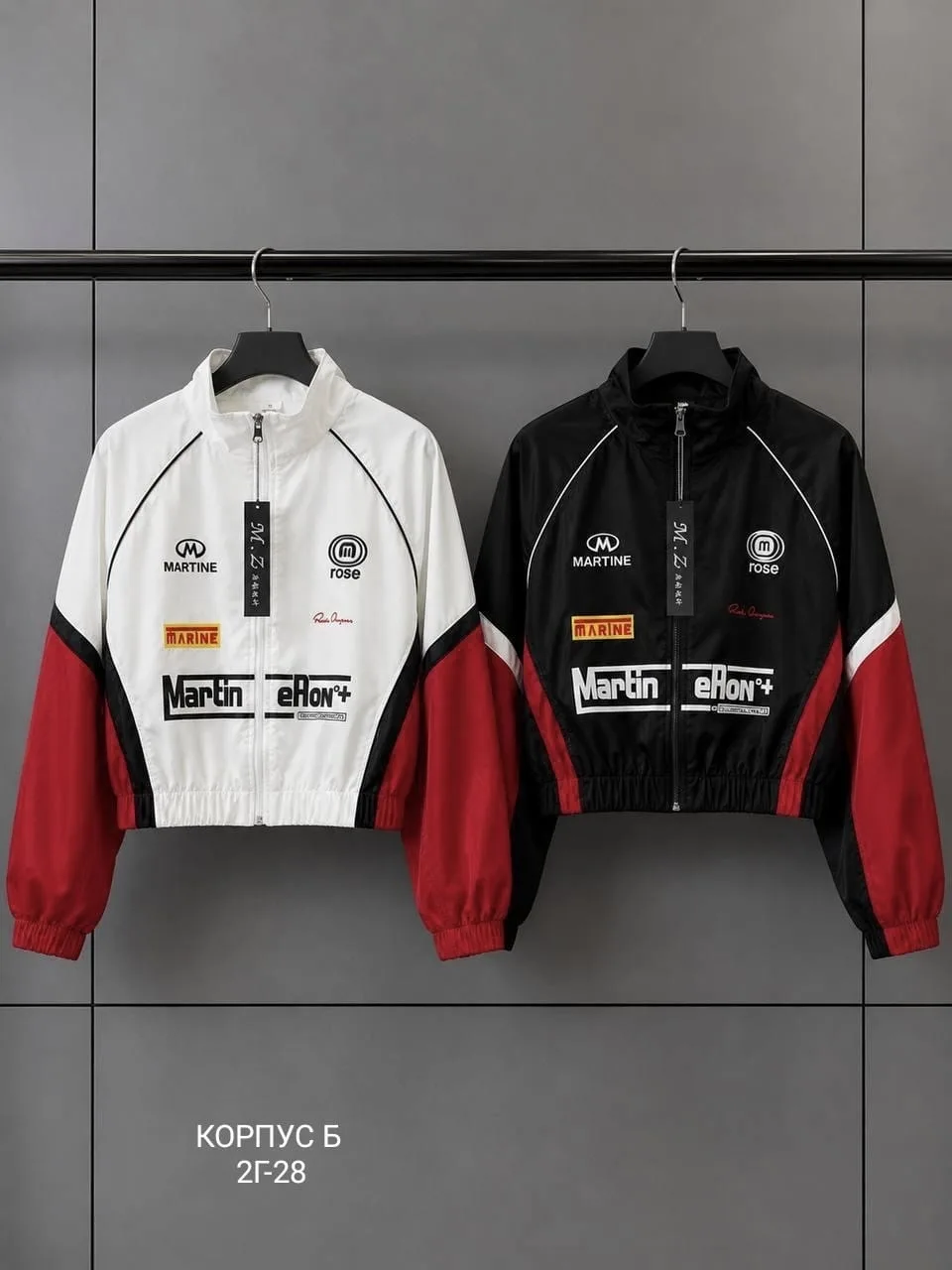 Укороченные курточки-ветровки на молнии в новом стильном дизайне — фото 7