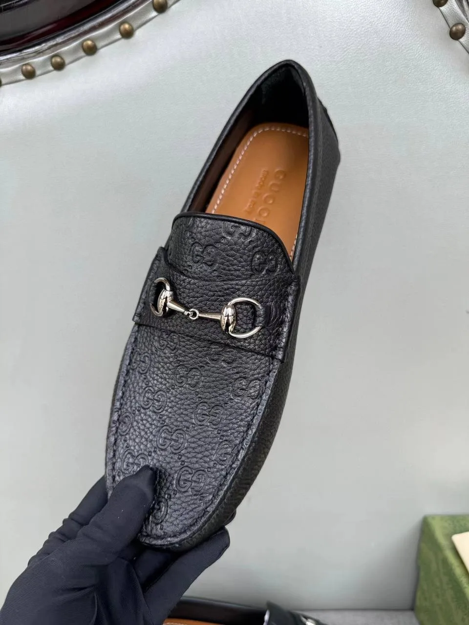 Лоферы Gucci Horsebit КОД ДОСТУПА В МИР ТИХОЙ — фото 11