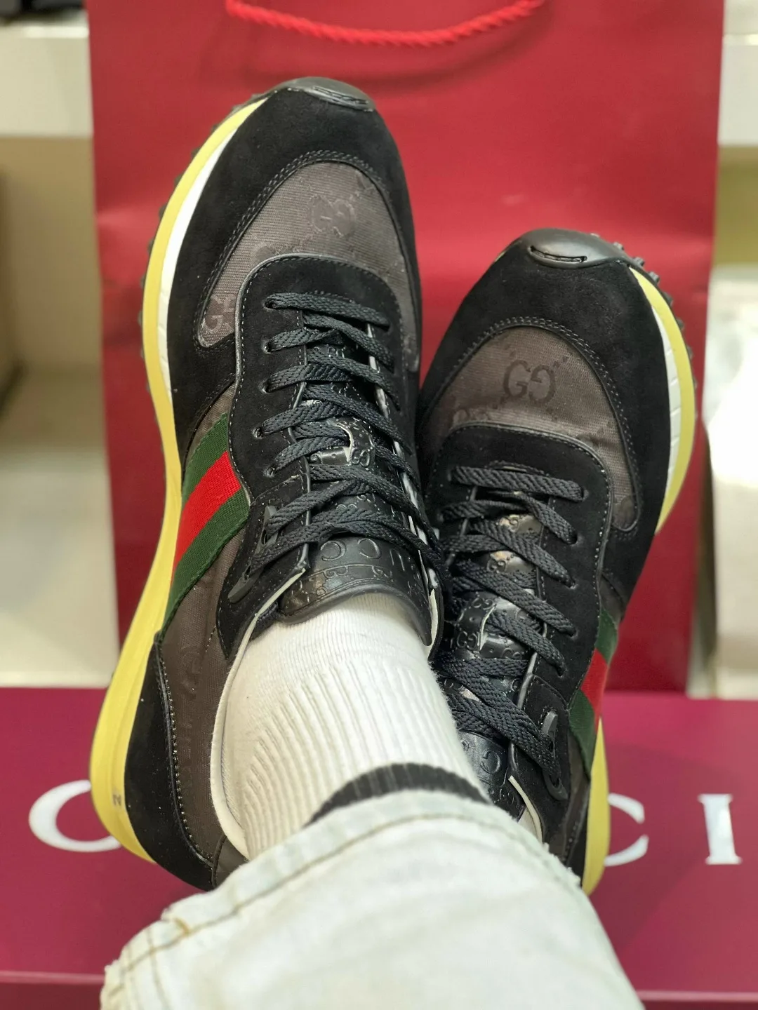Кроссовки Gucci Re-motion — фото 1