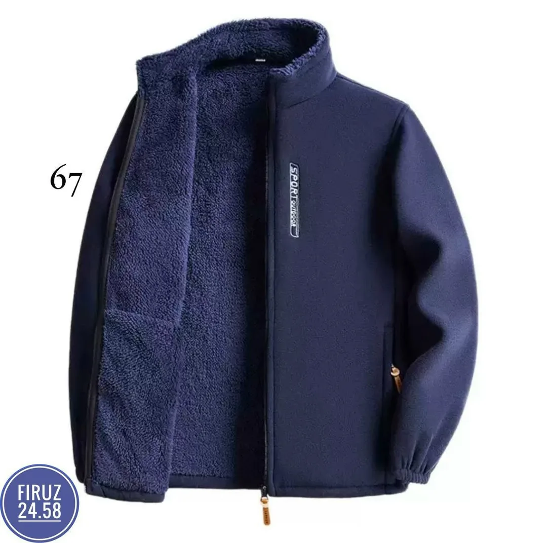 Тёплая флисовая куртка с мехом комфорт на каждый день двухсторонний флис + мех — фото 22