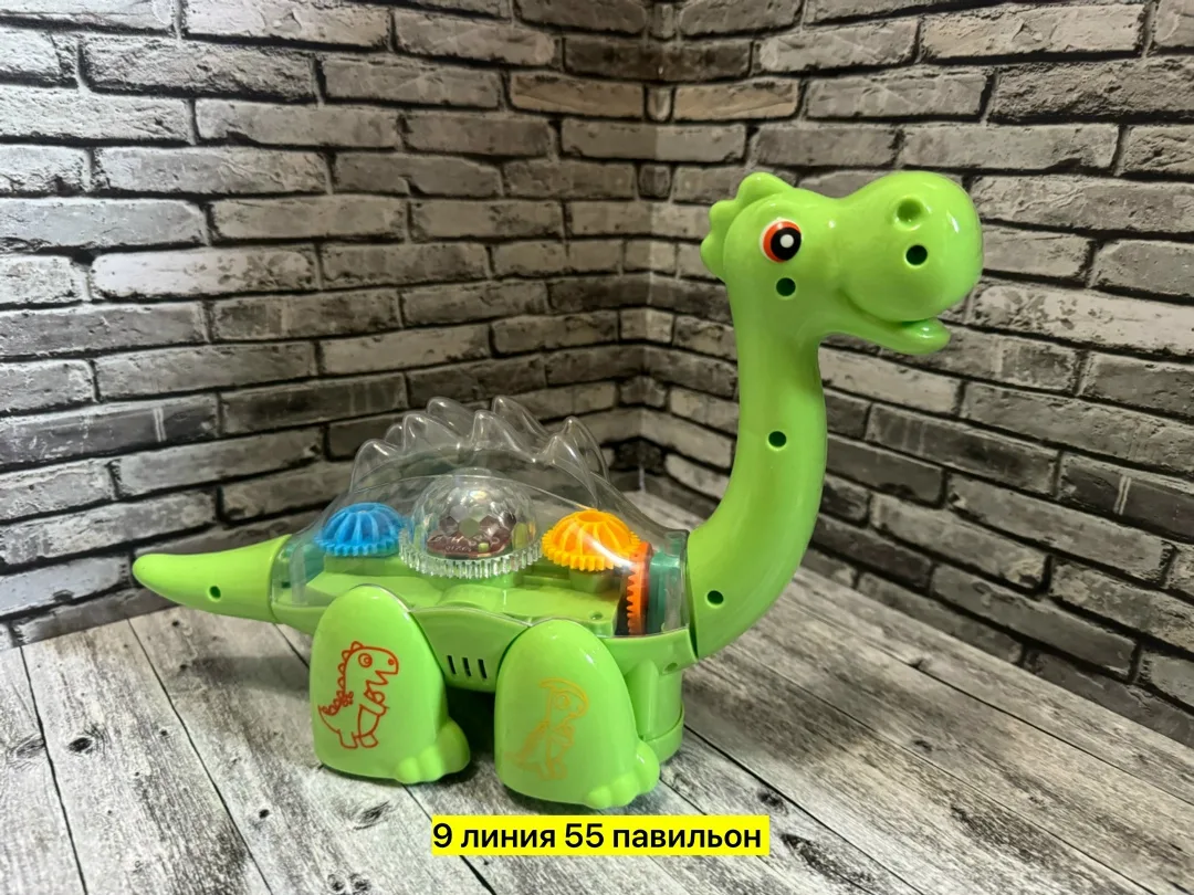Игрушка-динозавр из пластика с функцией самодвижения — фото 2