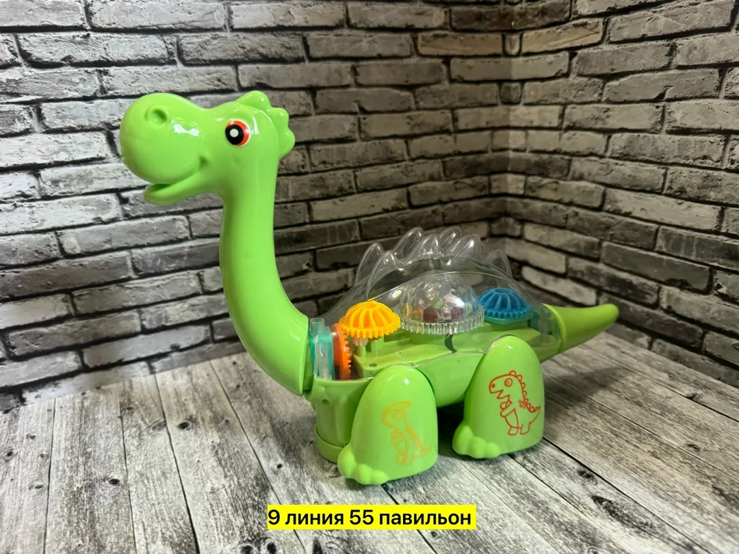 Игрушка-динозавр из пластика с функцией самодвижения — фото 5