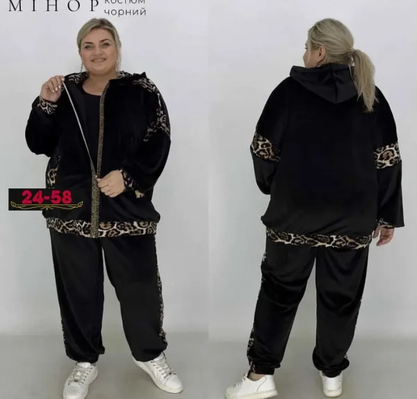 Спортивный костюм 2-ка из качественного велюра — фото 2