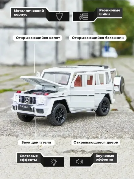 Игрушка Двери, капот, багажник открываются — фото 13