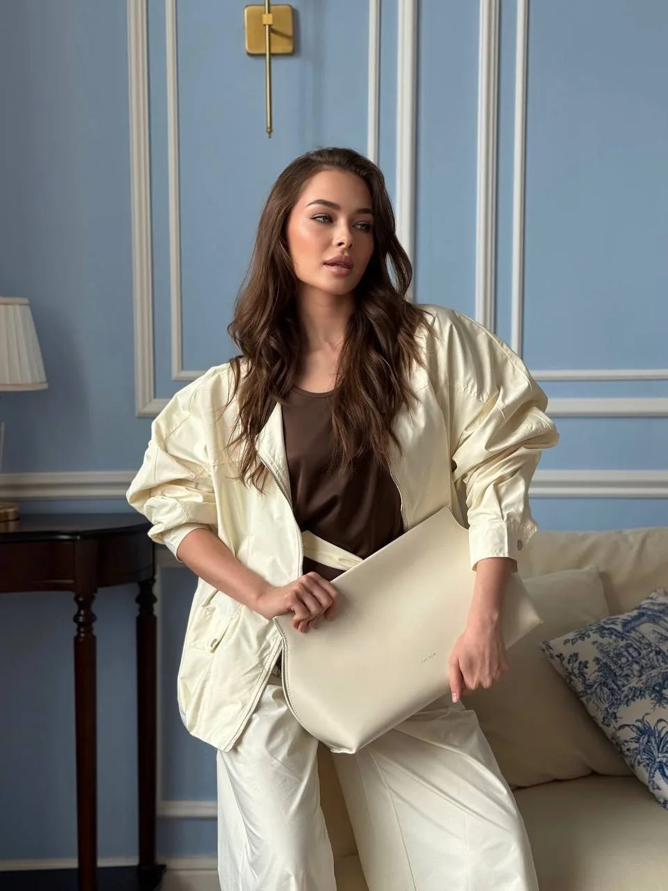 Костюм Max Mara, хлопок жатка — фото 2