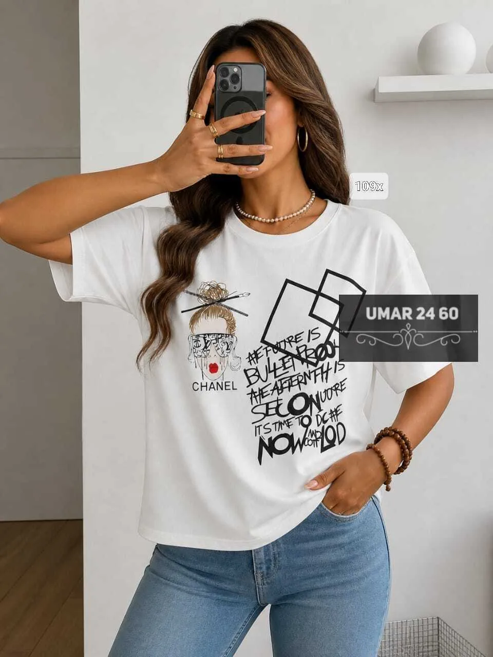 Футболка с стразами — фото 17
