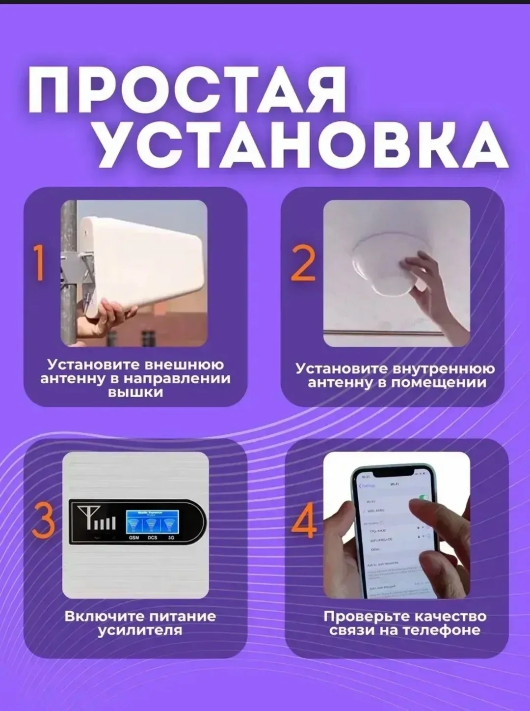 Усилитель сотовой связи и интернета — фото 4