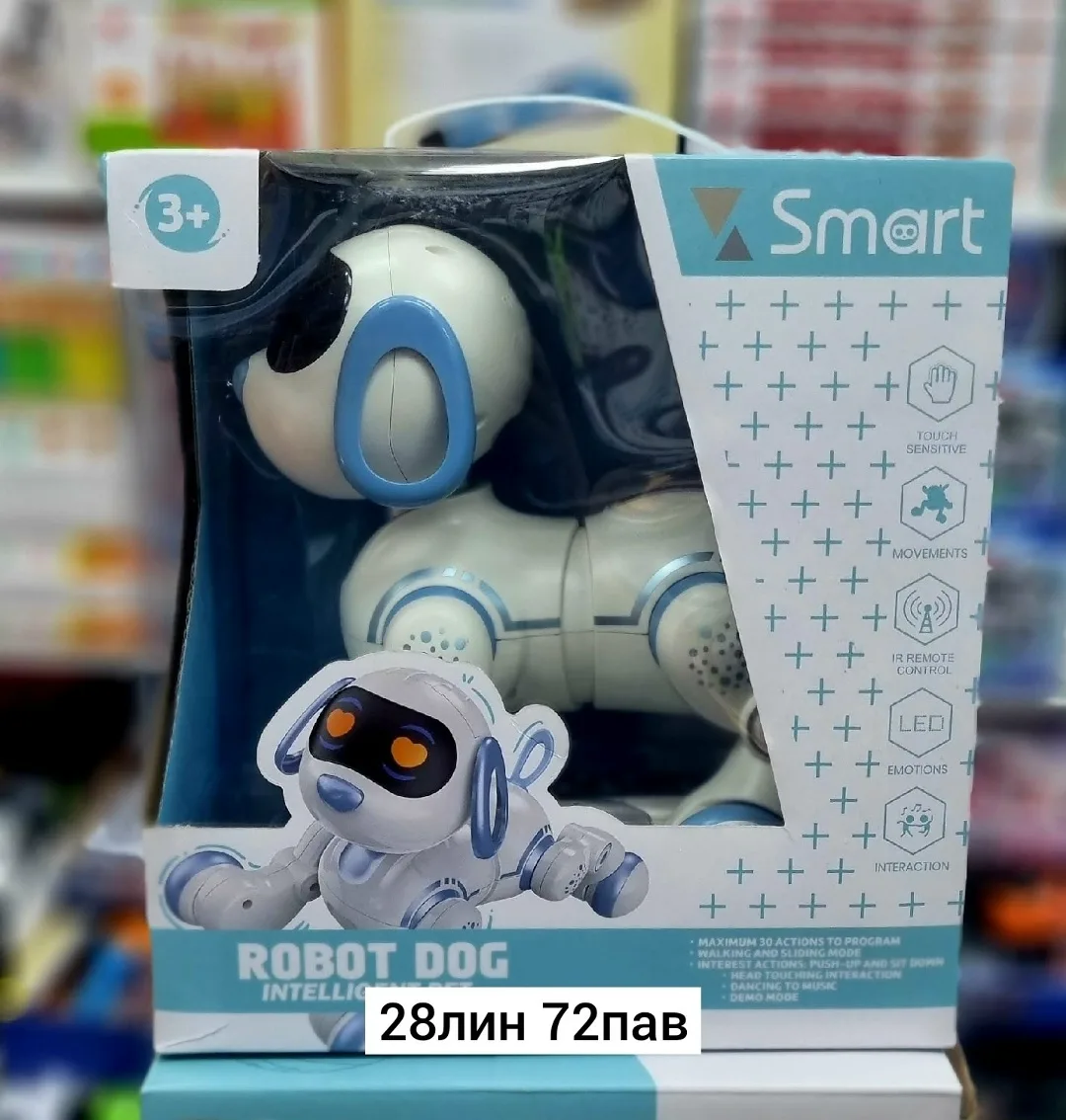 Игрушка-робот в виде собаки и кошки с световыми и звуковыми — фото 5
