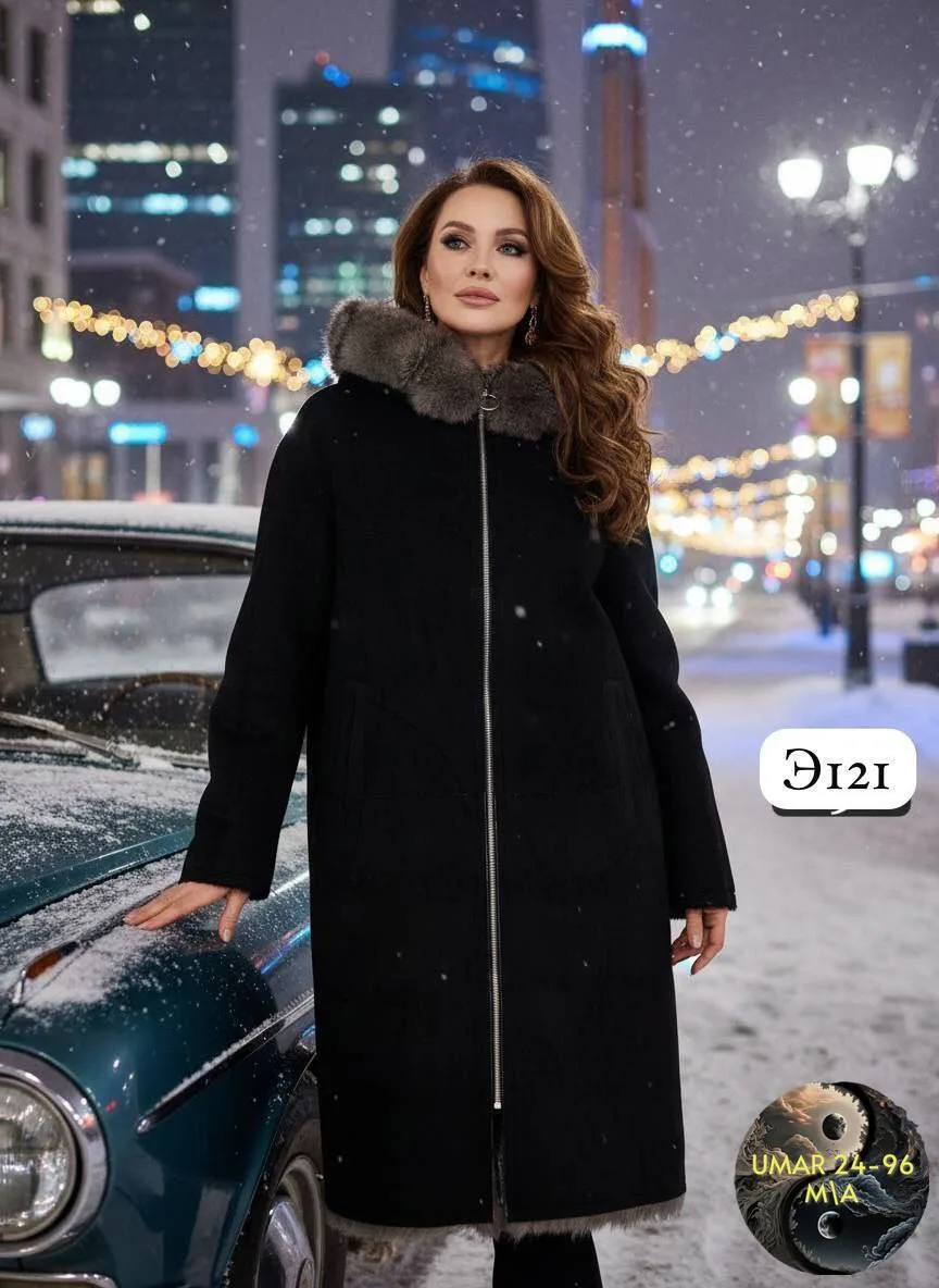 Пальто, замша — фото 1