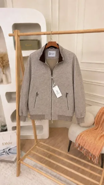 Куртка Brunello Cucinelli из кашемира и шерсти — фото 1