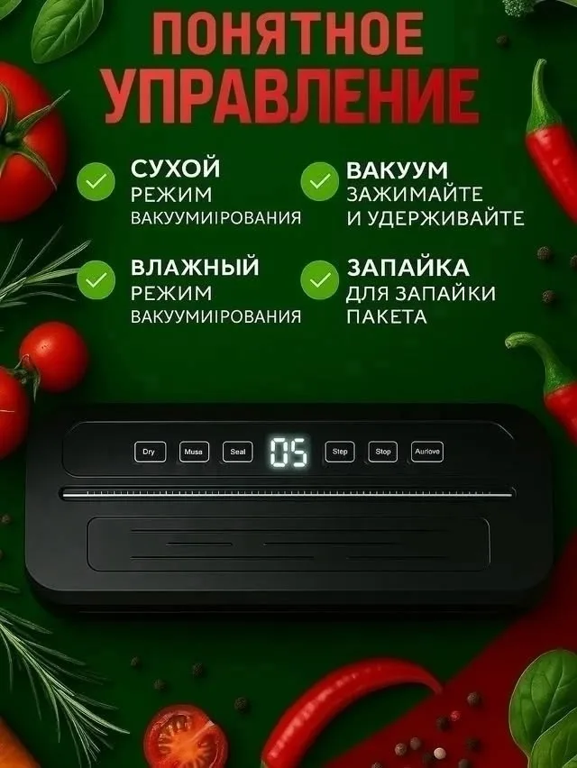 Вакуумный упаковщик продуктов — фото 3
