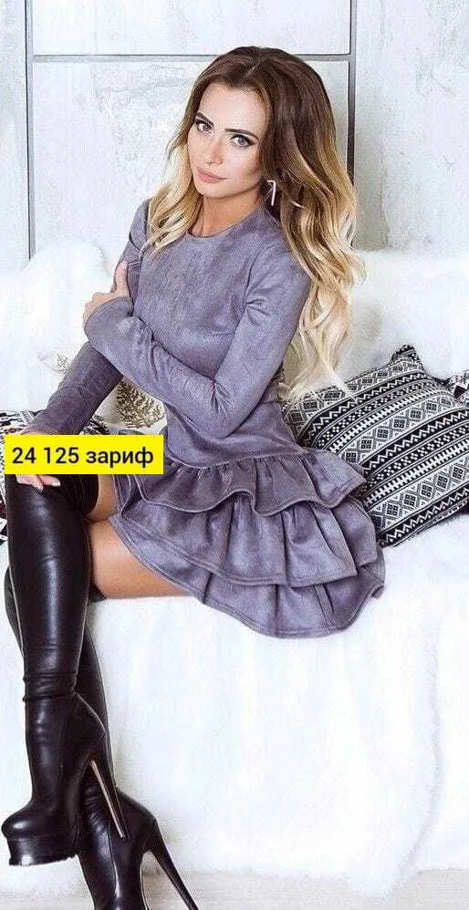 Платье из спандекса — фото 6