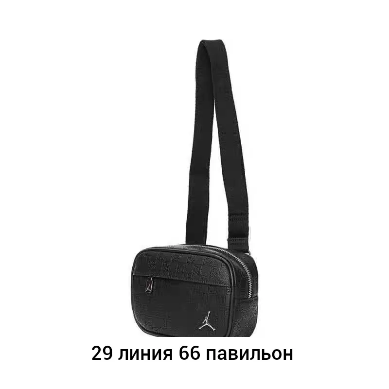 Сумка на пояс из натуральной кожи с прочной канвой — фото 7